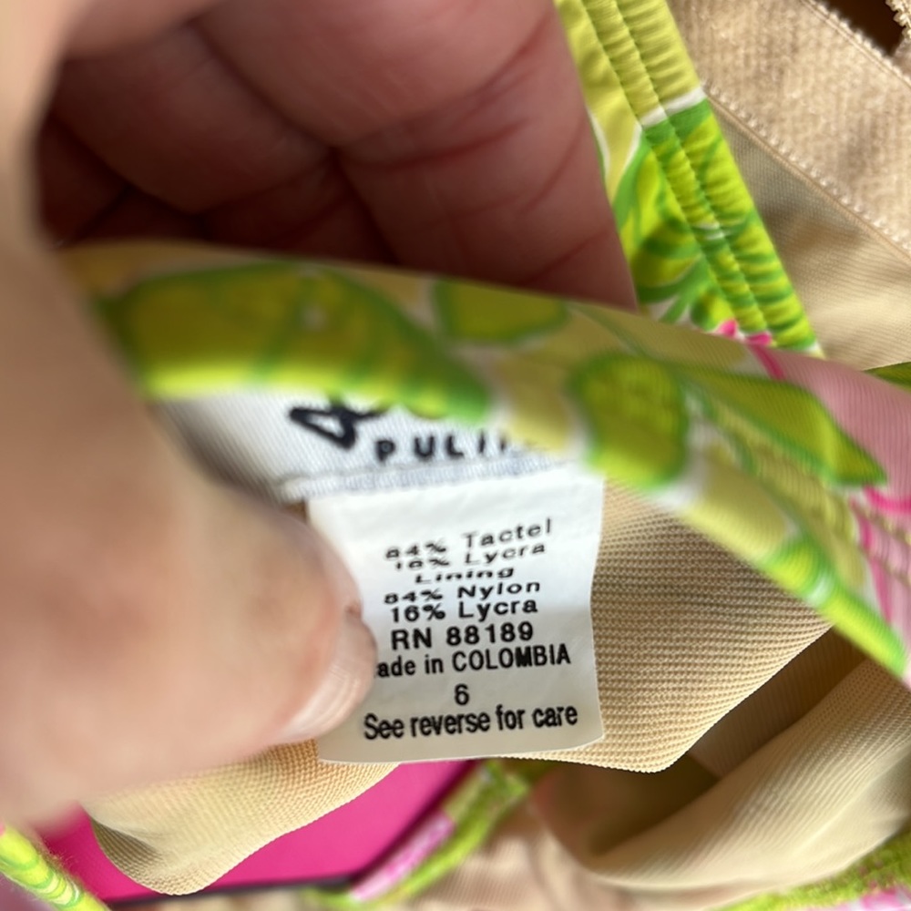 Lilly Pulitzer White Label San Diego Zoo Print Tankini Top and Bottom 2 Peice💕 - Picture 8 of 9